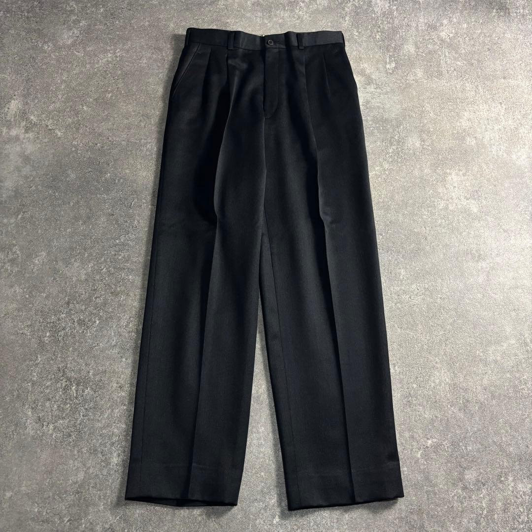 極上ウール ダブルブレストスーツ & ISSEY MIYAKE ネクタイ グレー