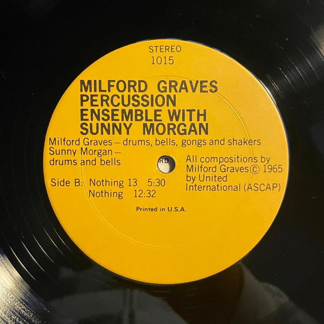 洋楽 Milford Graves Percussion Ensemble LP
