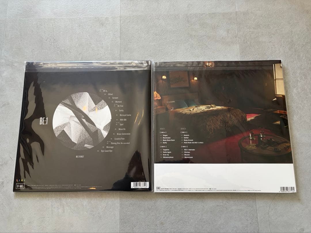 新品未開封 BE:FIRST BE:1 & 2:BEアナログ盤 LPレコード