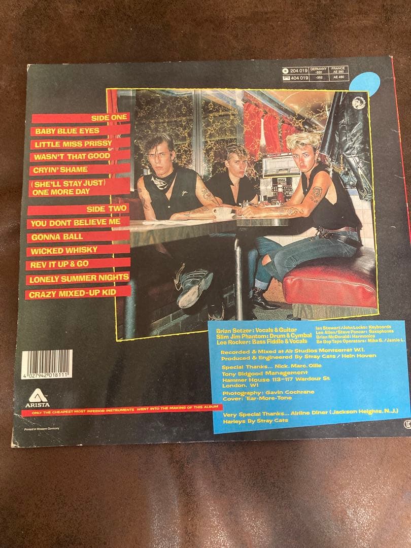 Stray Cats アナログレコード4枚セット