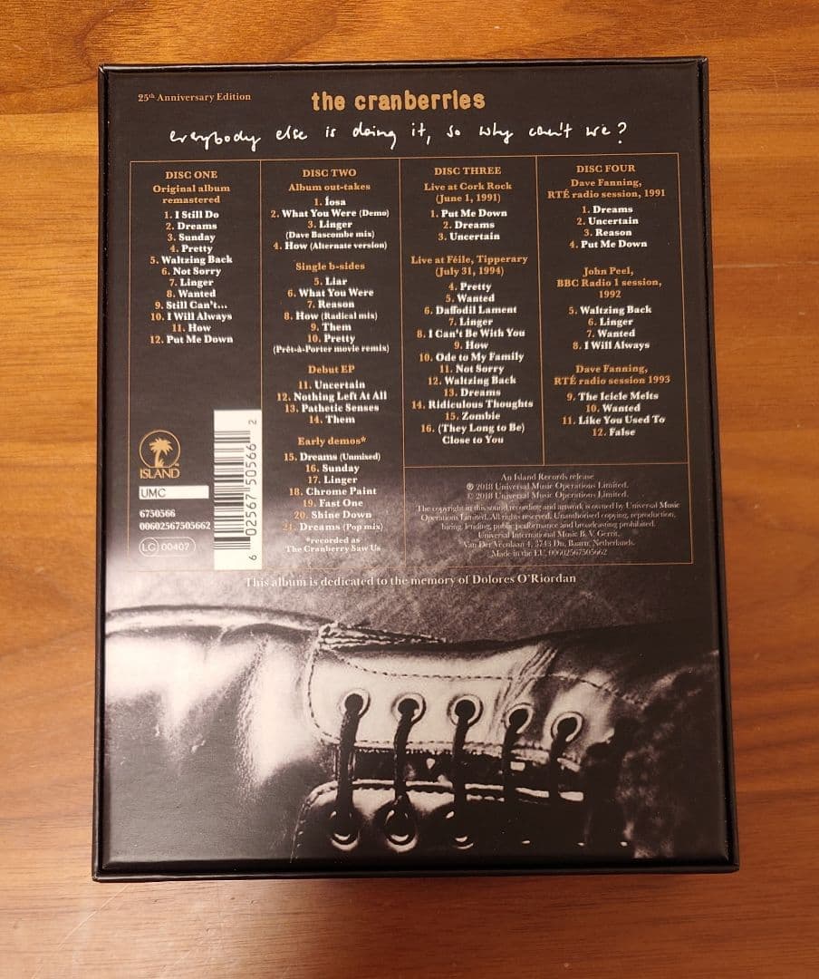 洋楽 The Cranberries 4CD Box