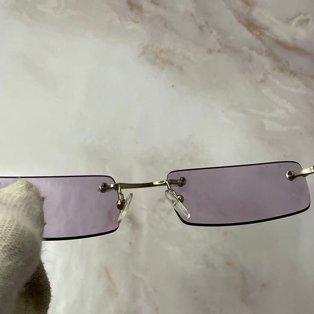 みかぁんさん専用 GUCCI リムレス y2k ラインストーン モード ケース付