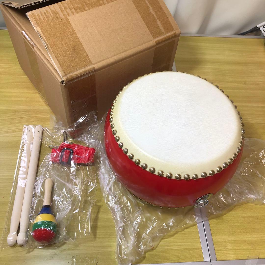 キッズ和太鼓(面24cm)と太鼓台セット