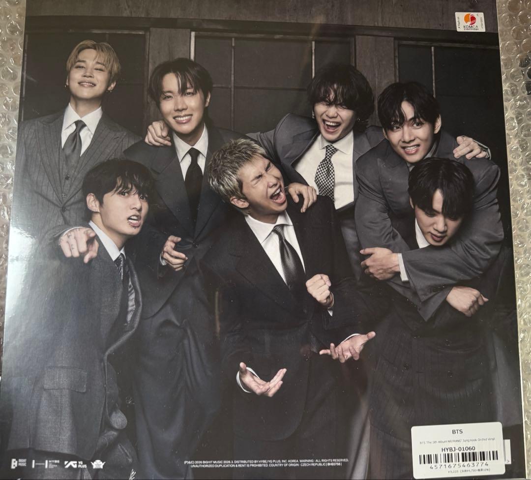 BTS ARIRANG Standard Vinyl LP ジョングク