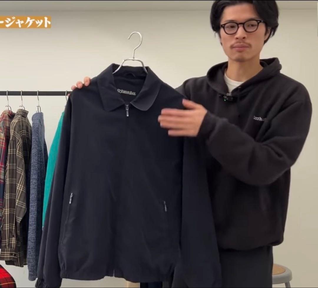 ST JOHN’S BAY セントジョンズベイ スイングトップ ブラック L