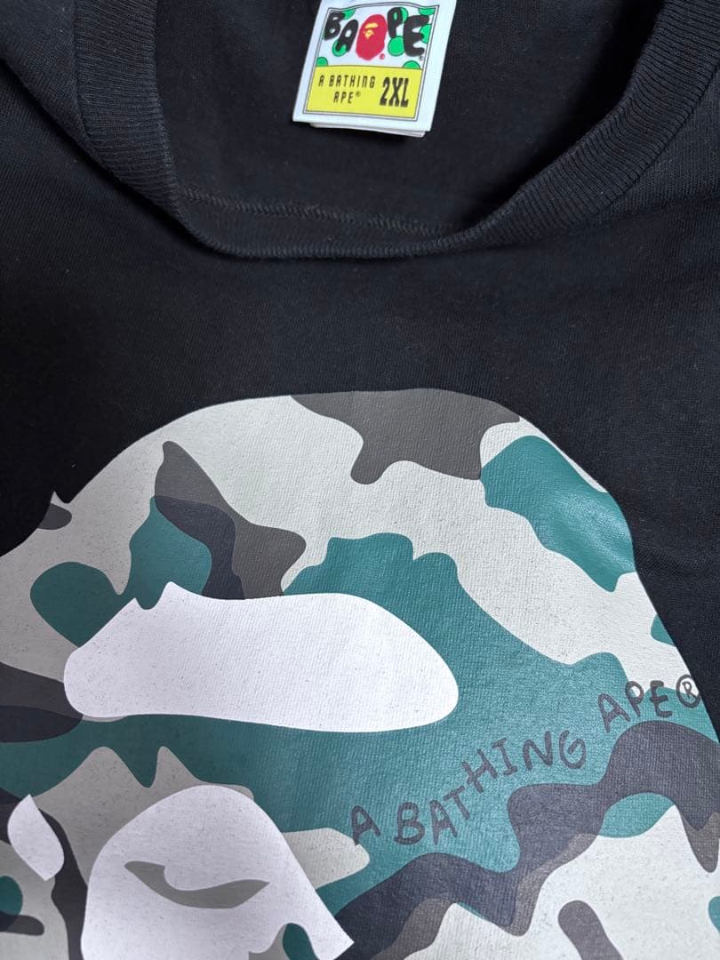 A BATHING APE カモフラージュTシャツ 2XL