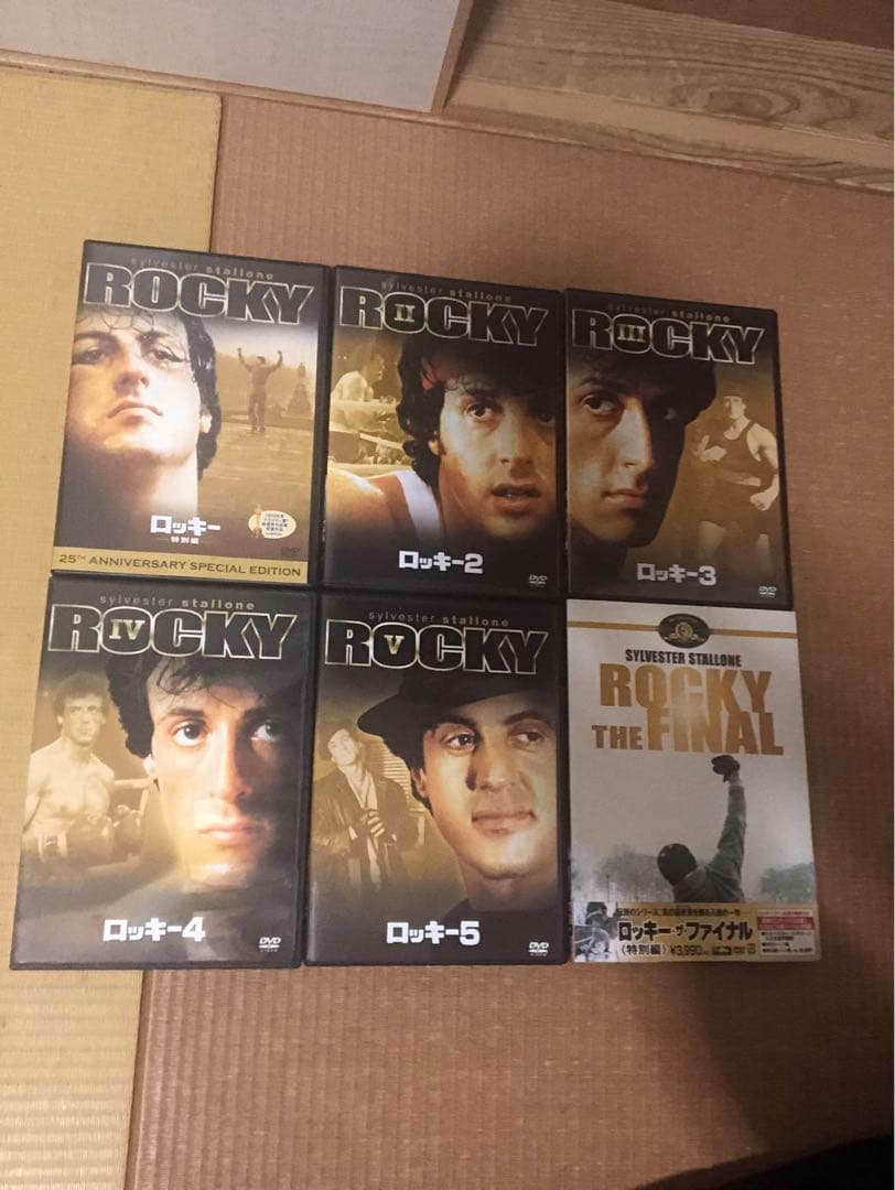 ロッキー1〜6、ランボー1〜4、クリフハンガー、ロックアップDVDセット