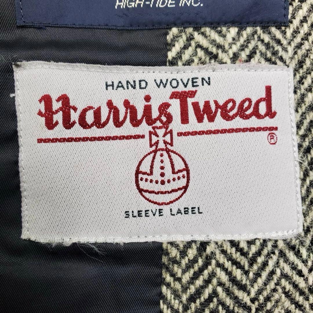 Harris Tweed テーラードジャケット ヘリンボーン グレー 高級生地