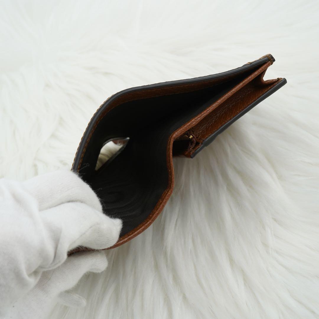 未使用品　付属品付き　GUCCI グッチ　二つ折り財布　オフィディア　キャンバス
