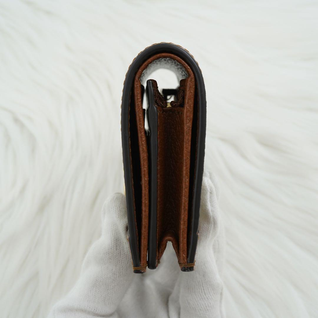 未使用品　付属品付き　GUCCI グッチ　二つ折り財布　オフィディア　キャンバス