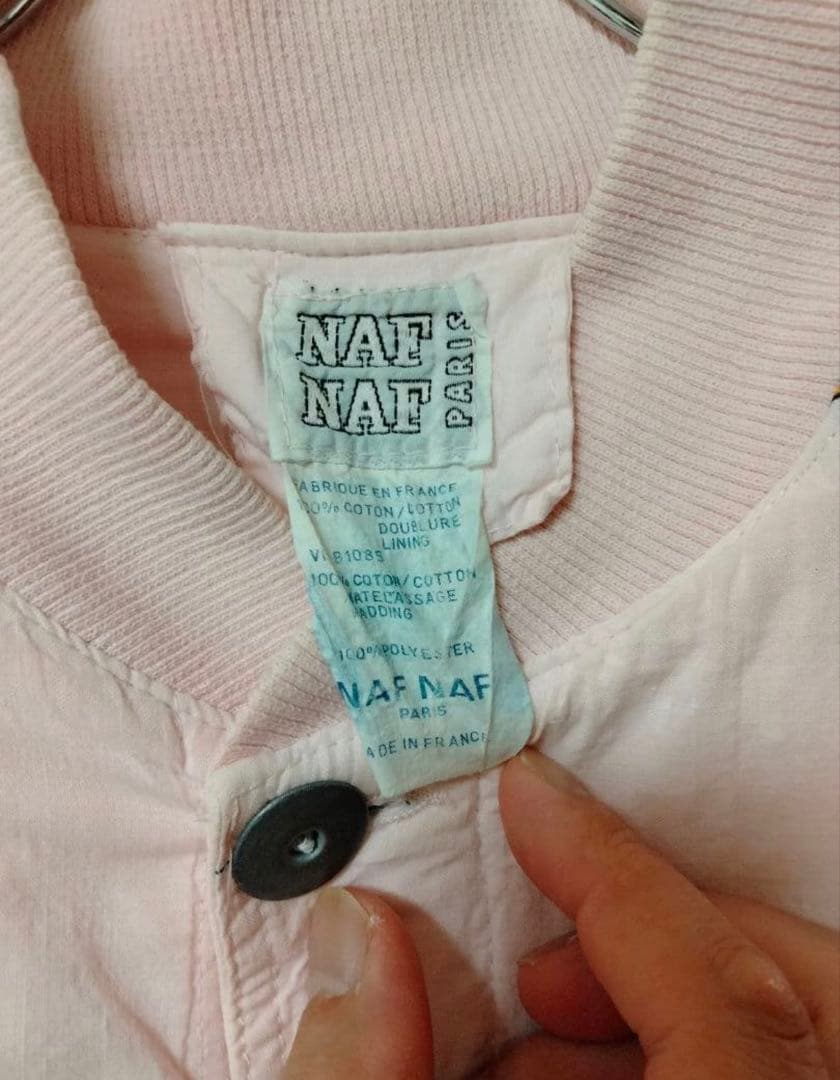 NAF NAF PARIS フランス製　ブルゾン　キルティング　ダメージ有り