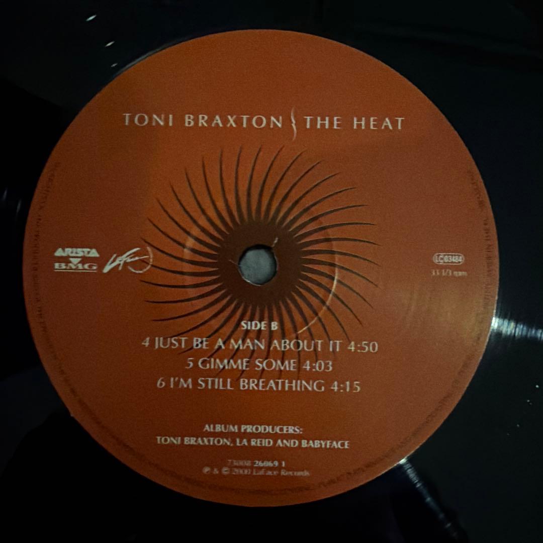 UKオリジナル盤Toni Braxton / The Heat 2LPレコード