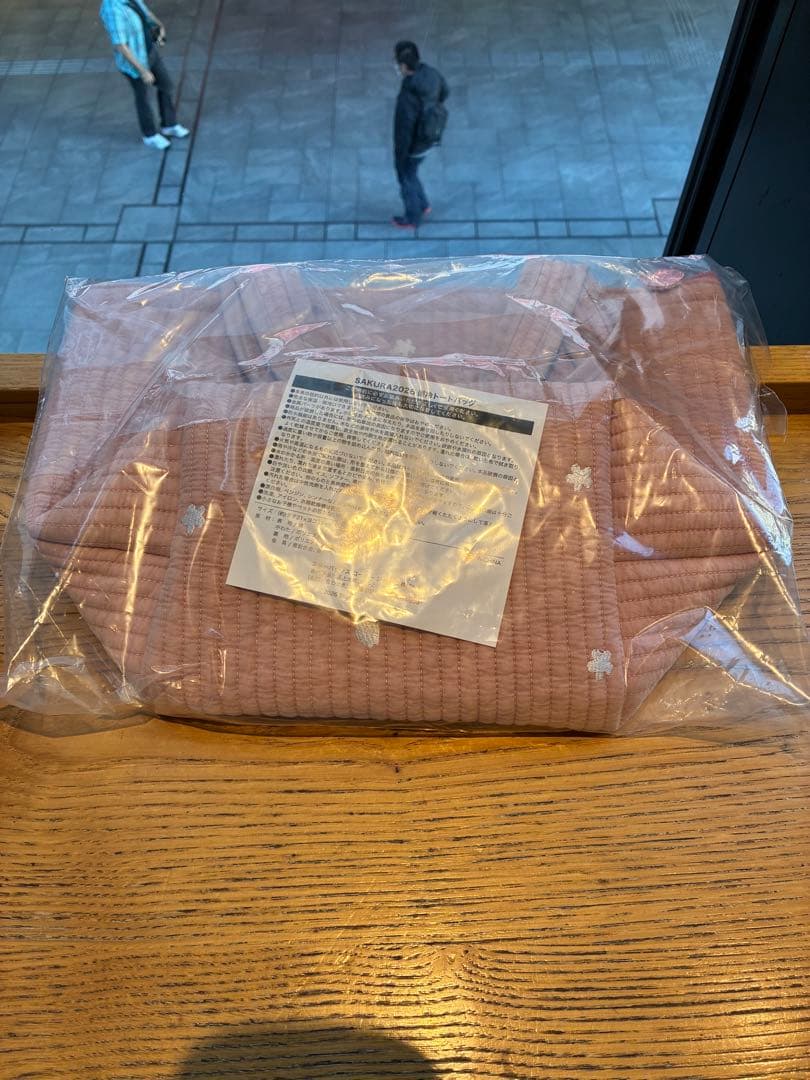 STARBUCKS ピンク花柄バッグ