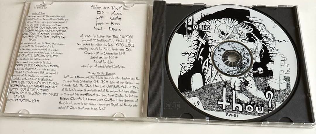 HOLIER THAN THOU?/HATING OF THE GUTS希少CD