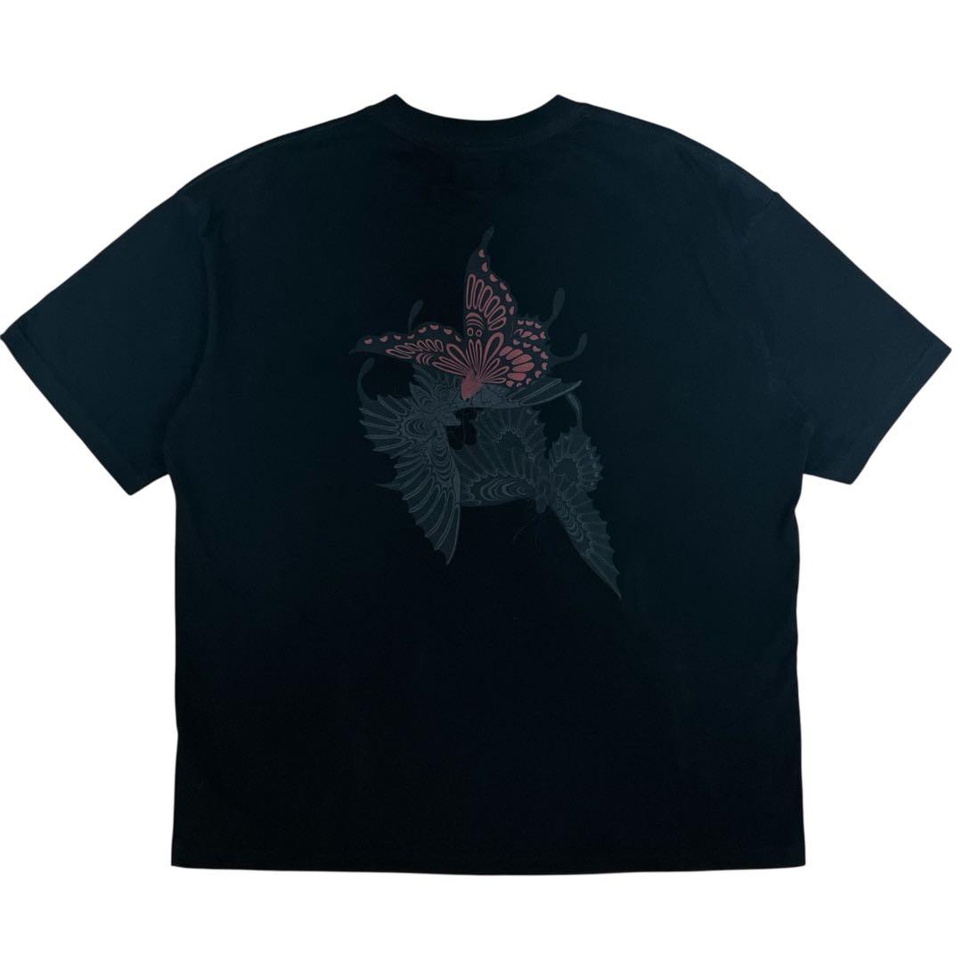 GAKKIN×BUDSPOOL 三艶蝶 Tシャツ L 舐達麻 舐達磨 ストリート