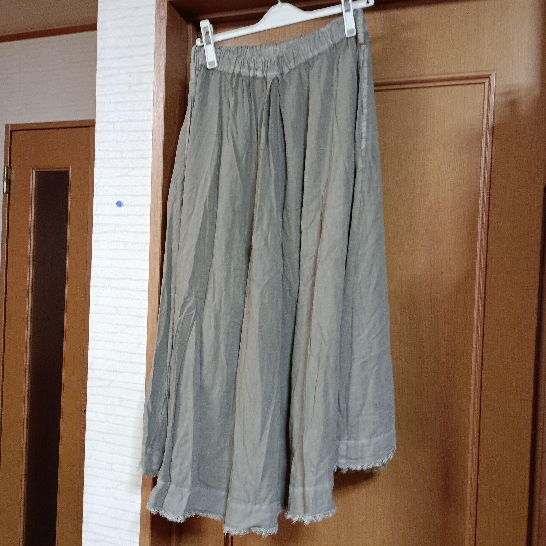 goaのスカート フリンジ仕上げ
