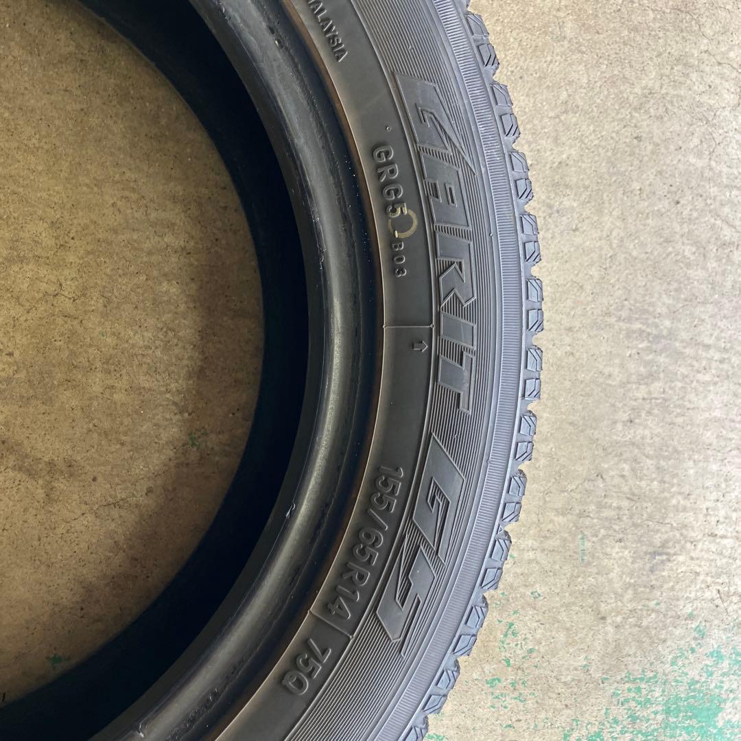 TOYO 155/65R14 GARIT G5 4本スタッドレスタイヤ軽四タイヤ