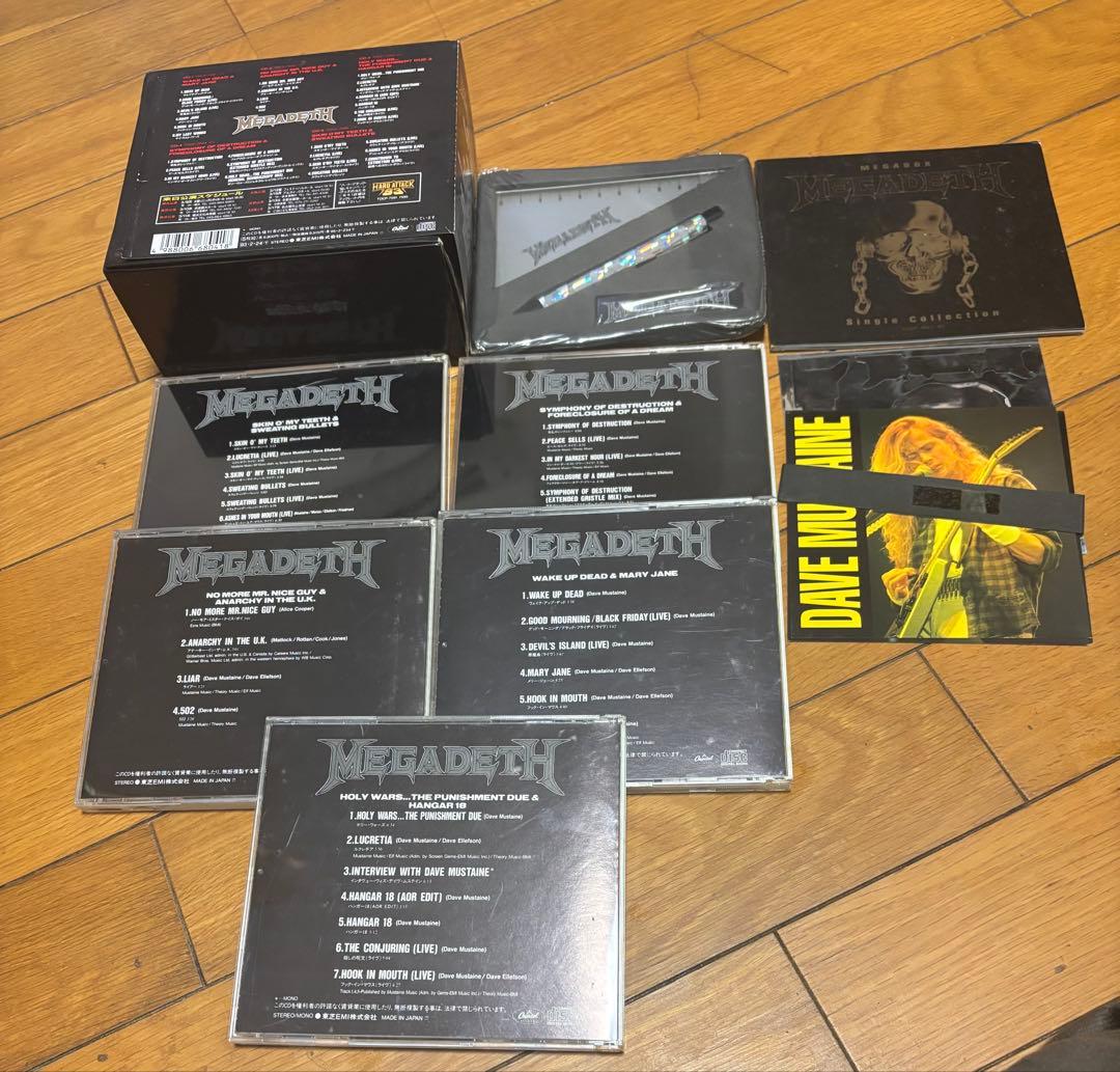 Megadeth Megabox Single Collection 帯付 廃盤