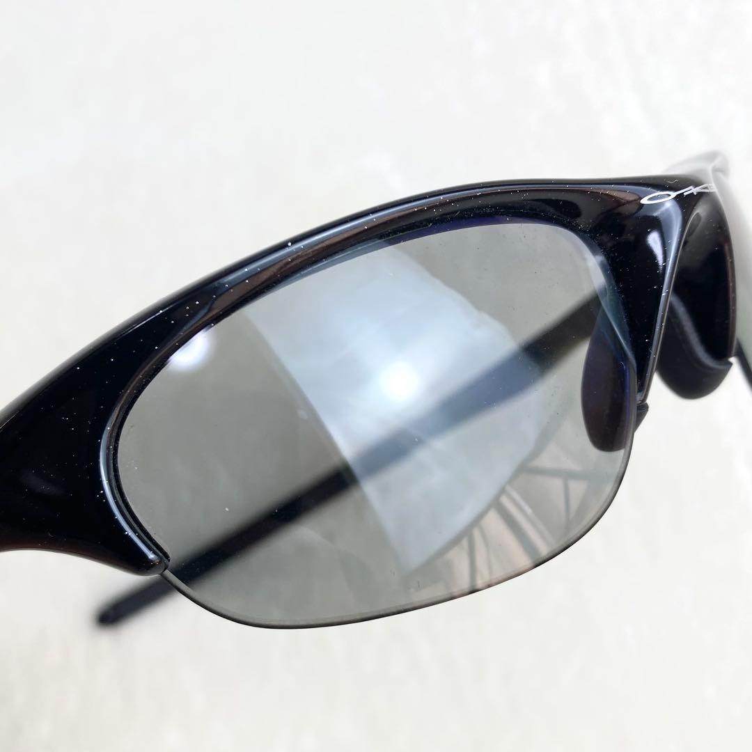 廃盤　オークリー　ハーフジャケット　サングラス　polarized 黒