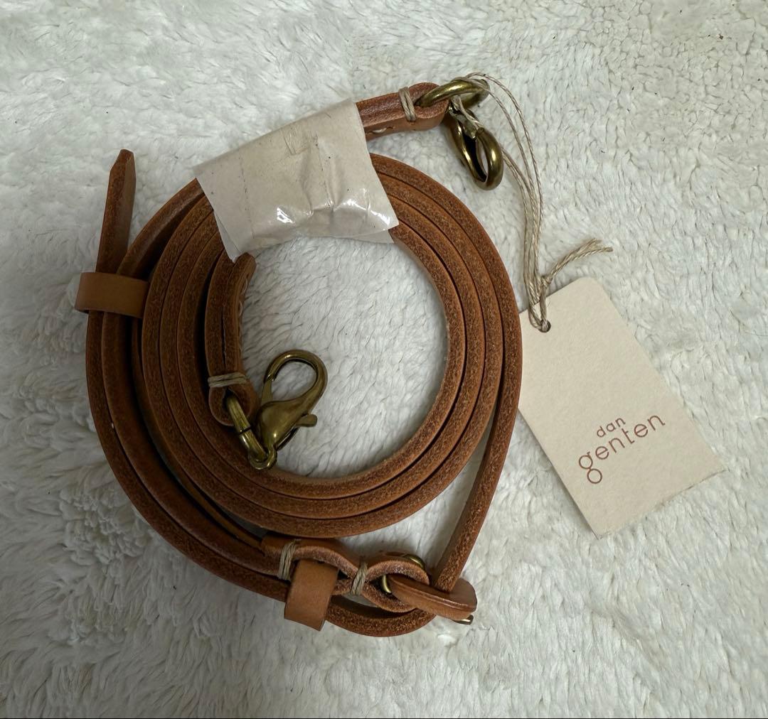 ショルダーストラップ　ゲンテン　genten 未使用　本革　レザー 斜めがけ