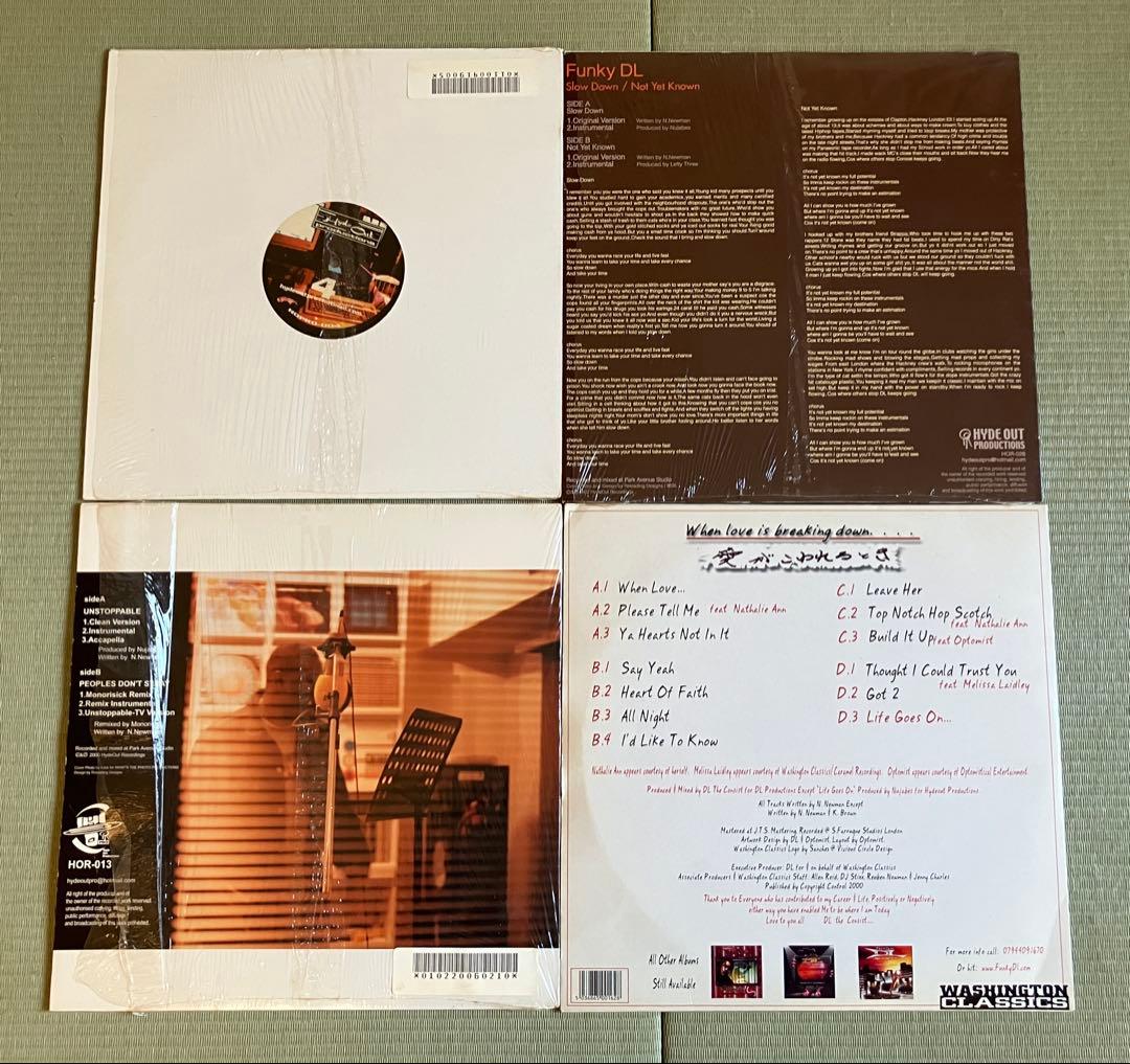 レコード Funky DL 4枚セット ヌジャベス ファンキーディーエル