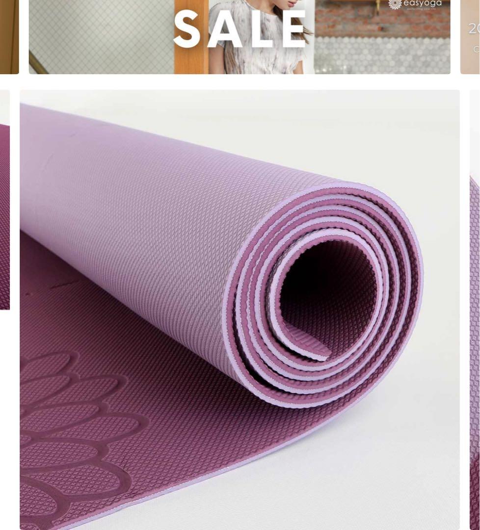 11月まで限定出品✨easy yoga ヨガマット　リバーシブル