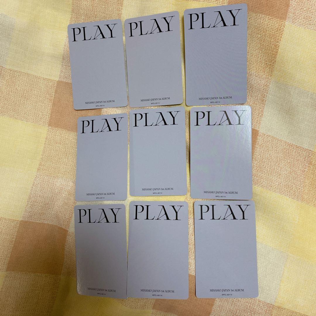 misamo play once japan 限定 トレカ　9種コンプ　　＋CD