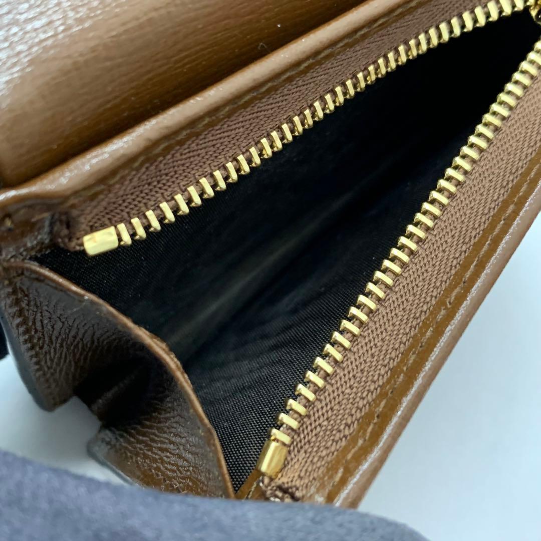 【美品】GUCCI グッチ GGスプリーム ハート コンパクト財布 648848