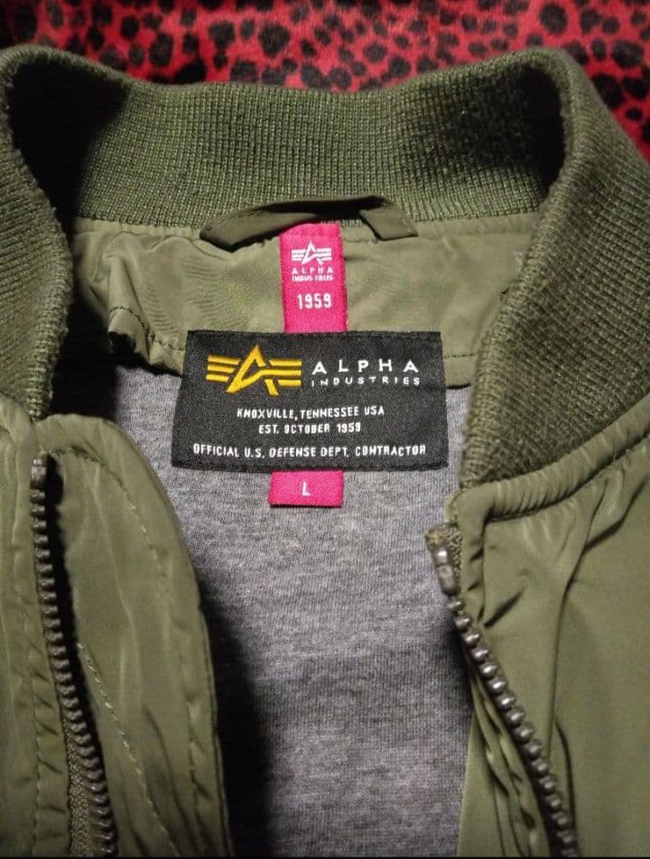 ALPHA L2B フライトジャケット MA1 カーキ 短丈 y2k L