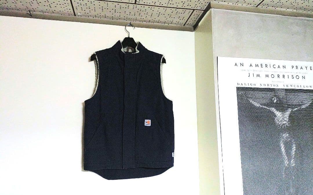 ✨■Carhartt 【FR】ダックベスト❴ネイビー ❵