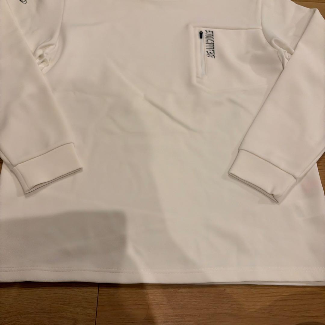 BEAMS GOLF ハイネックゴルフシャツ ホワイト