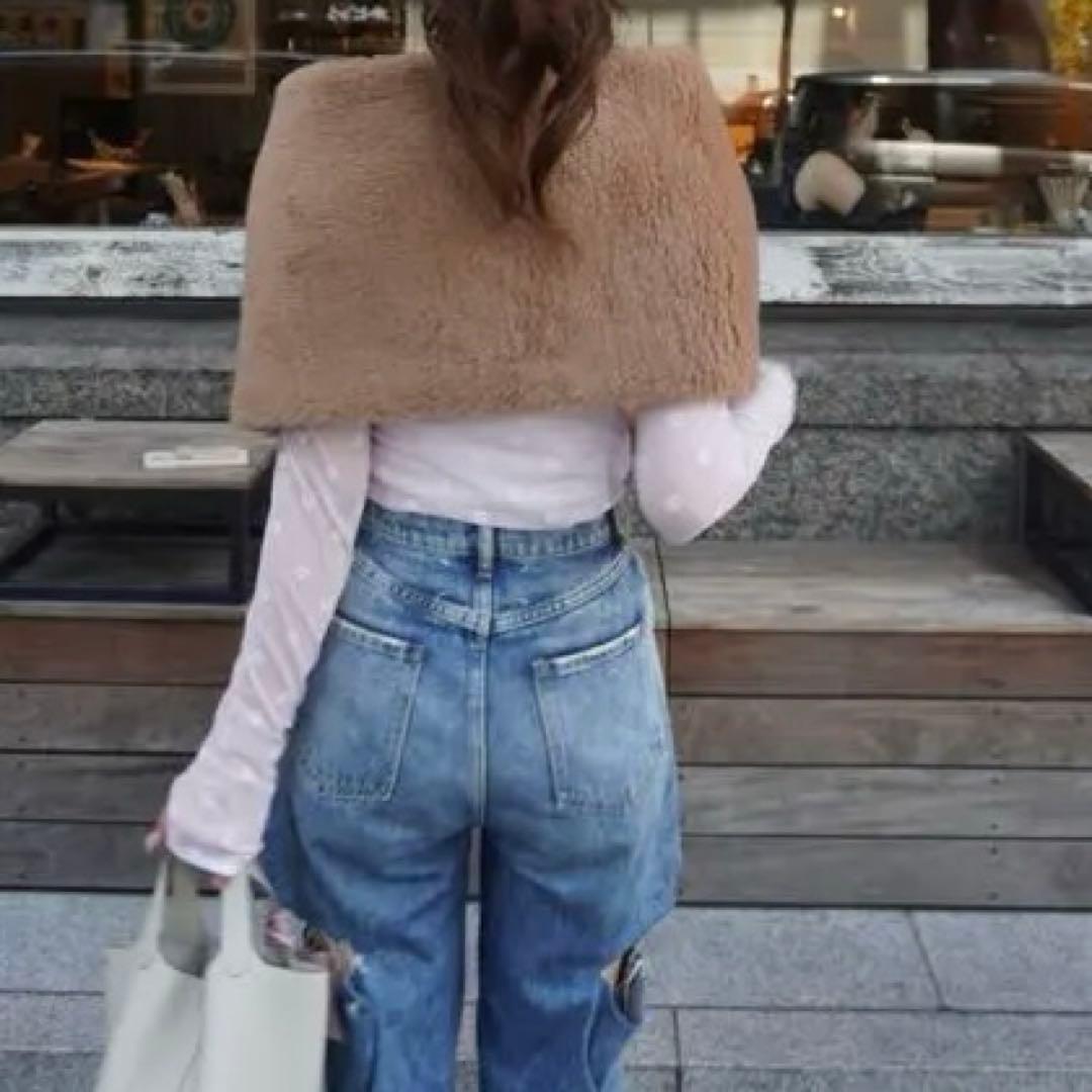 小物 HYEON ted stole / camel