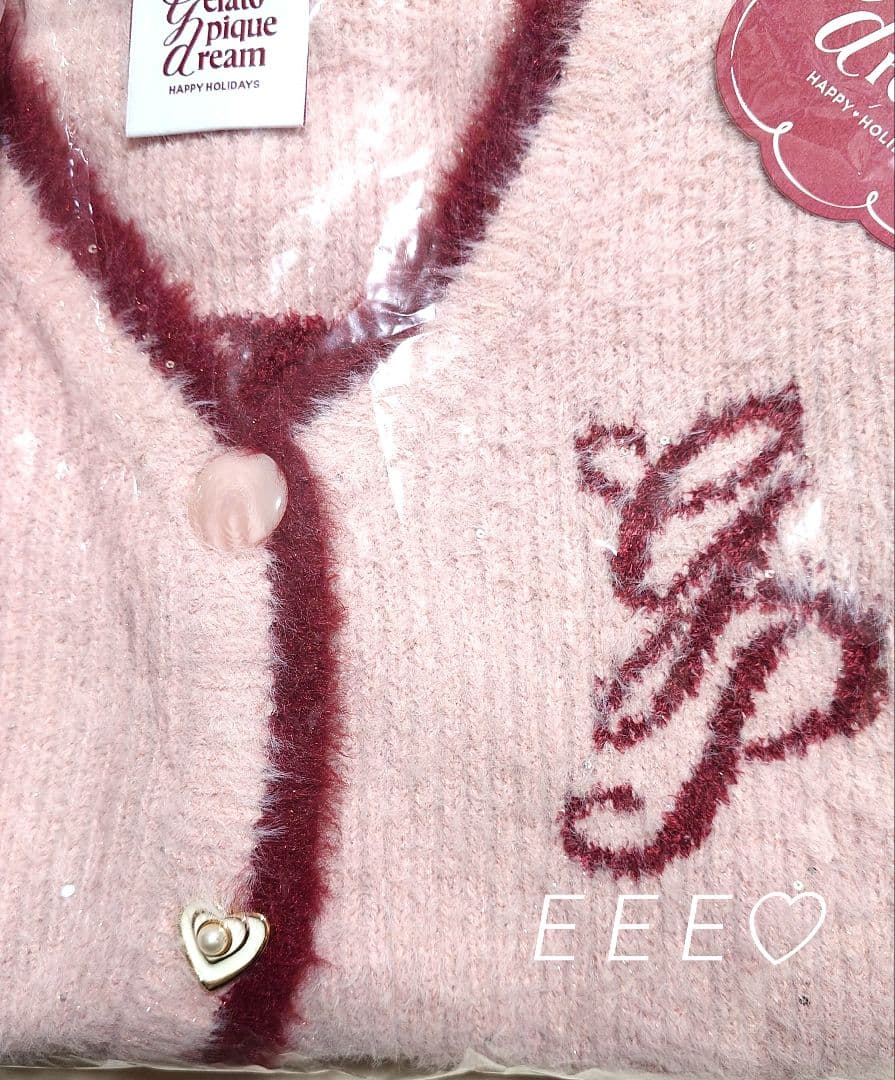 正規品♡新品♡ジェラートピケ♡フェザーカーディガン＆ショートパンツ♡ピンク