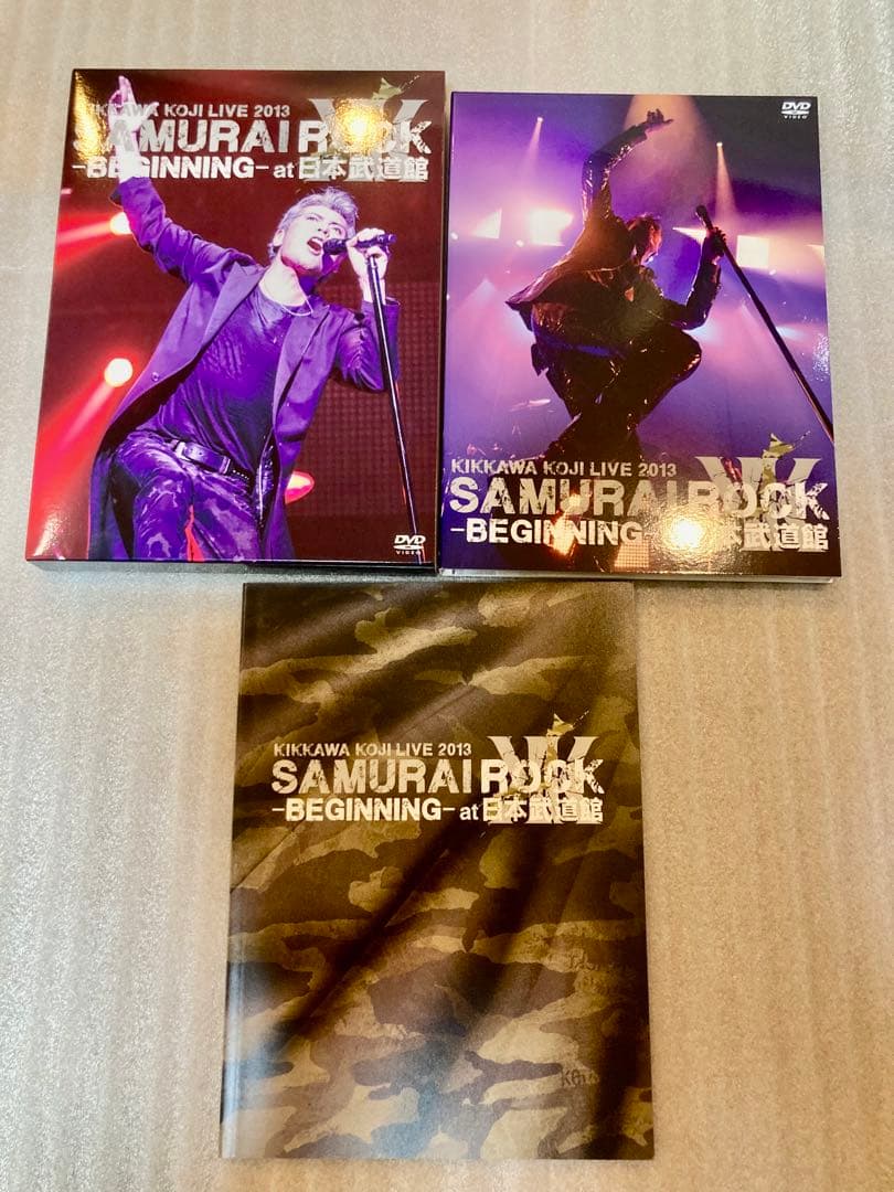 吉川晃司 DVD 初回限定盤 LIVE 2013 SAMURAI ROCK