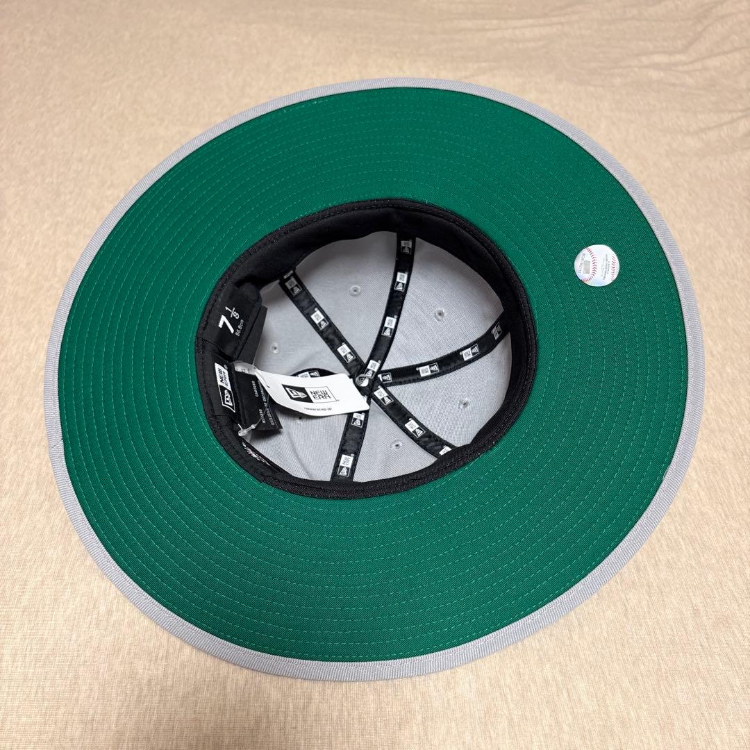 新品★値引き交渉可NEW ERA ロングブリムハット 別注品 7 1/8