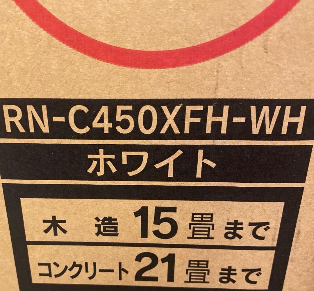 リンナイ　ガスファンヒーター ホワイト　 RN-C450XFH-WH