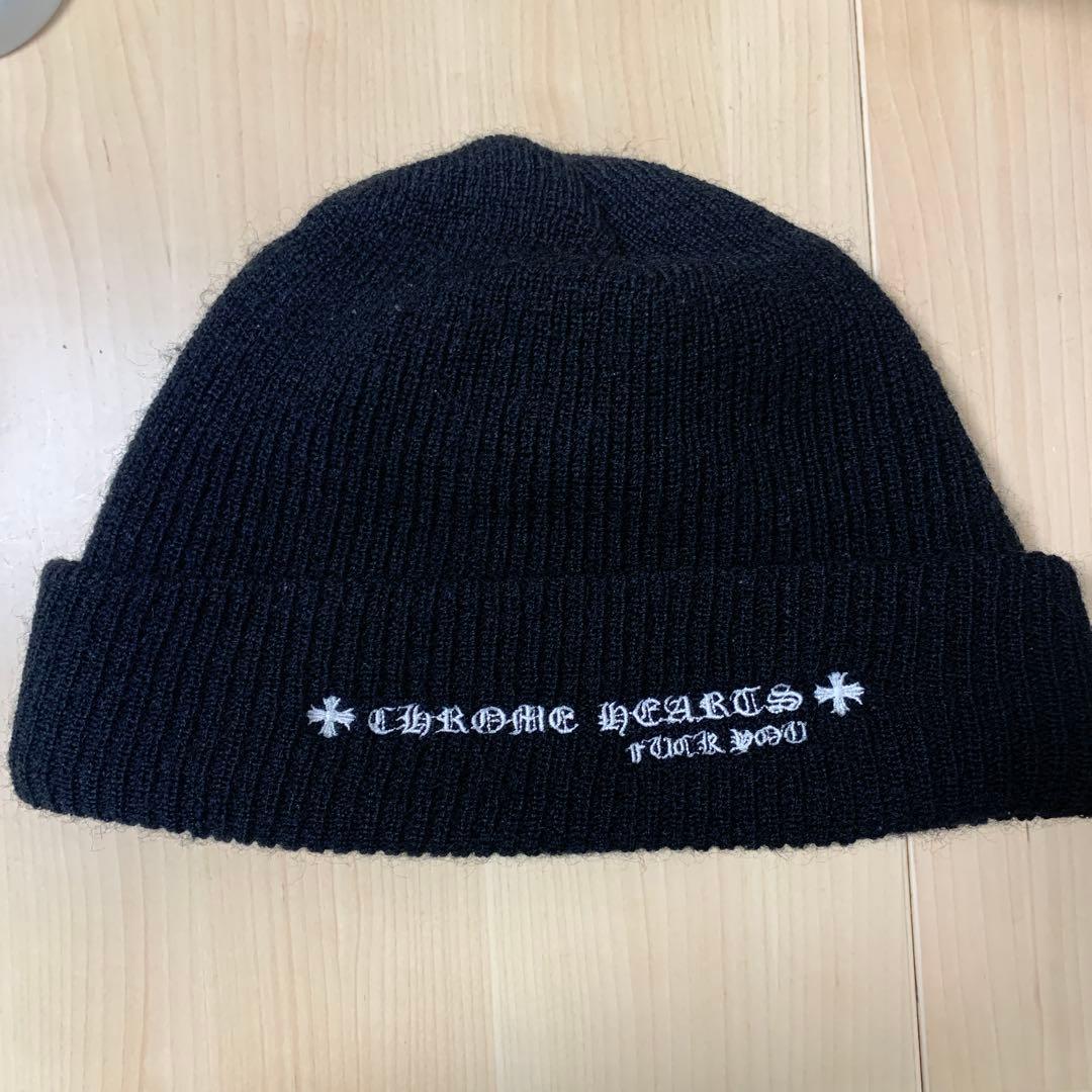 Chrome hearts BLACKビーニー