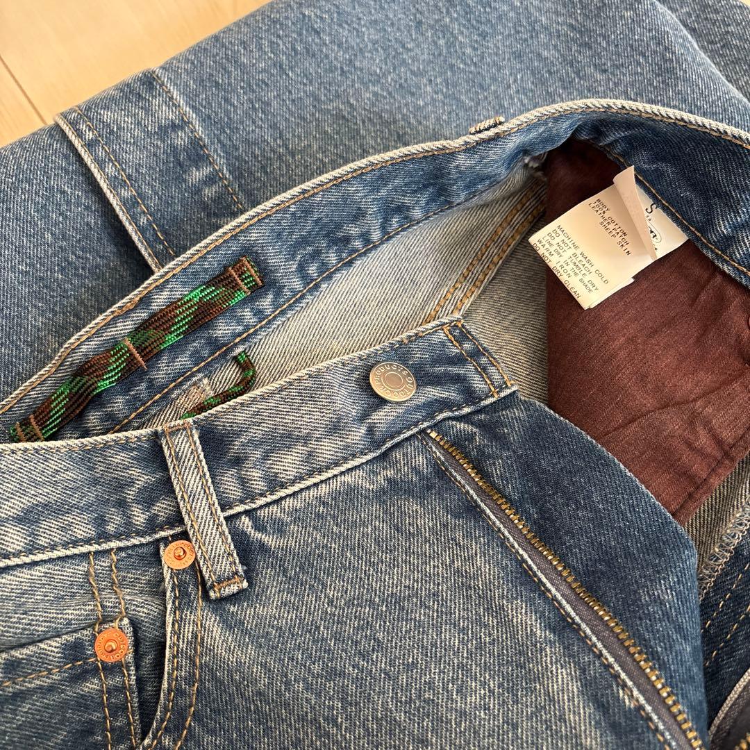 outdoor productsデニム ロングスカート