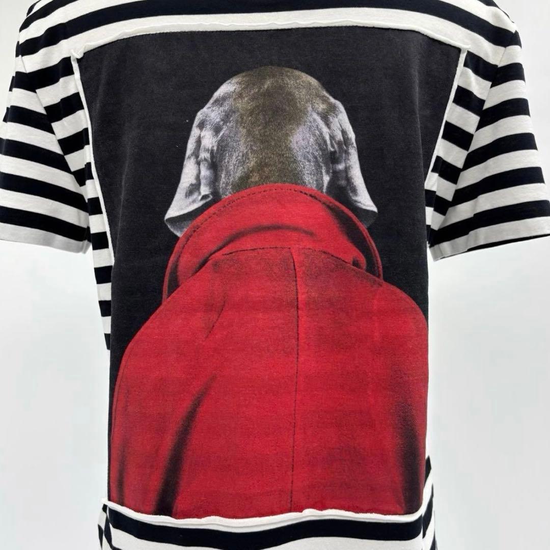 美品MaxMara　ROSSO　TシャツドッグXS　VANIGLIA黒白ボーダー