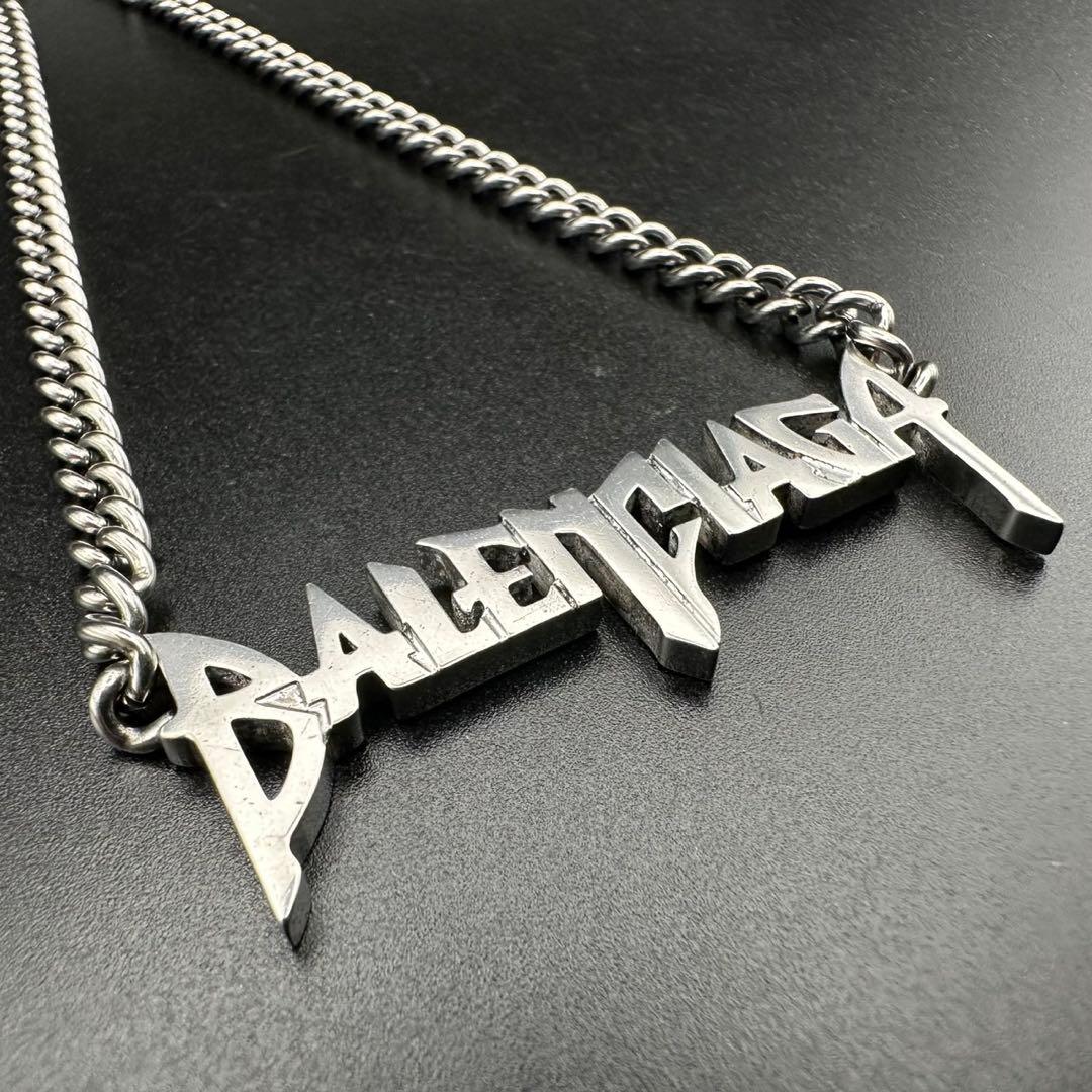 極美品✨　BALENCIAGA バレンシアガ メタル ネックレス　1376