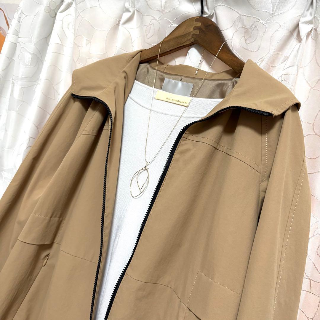 【美品】Leilian レリアン *フーデッドコート ９