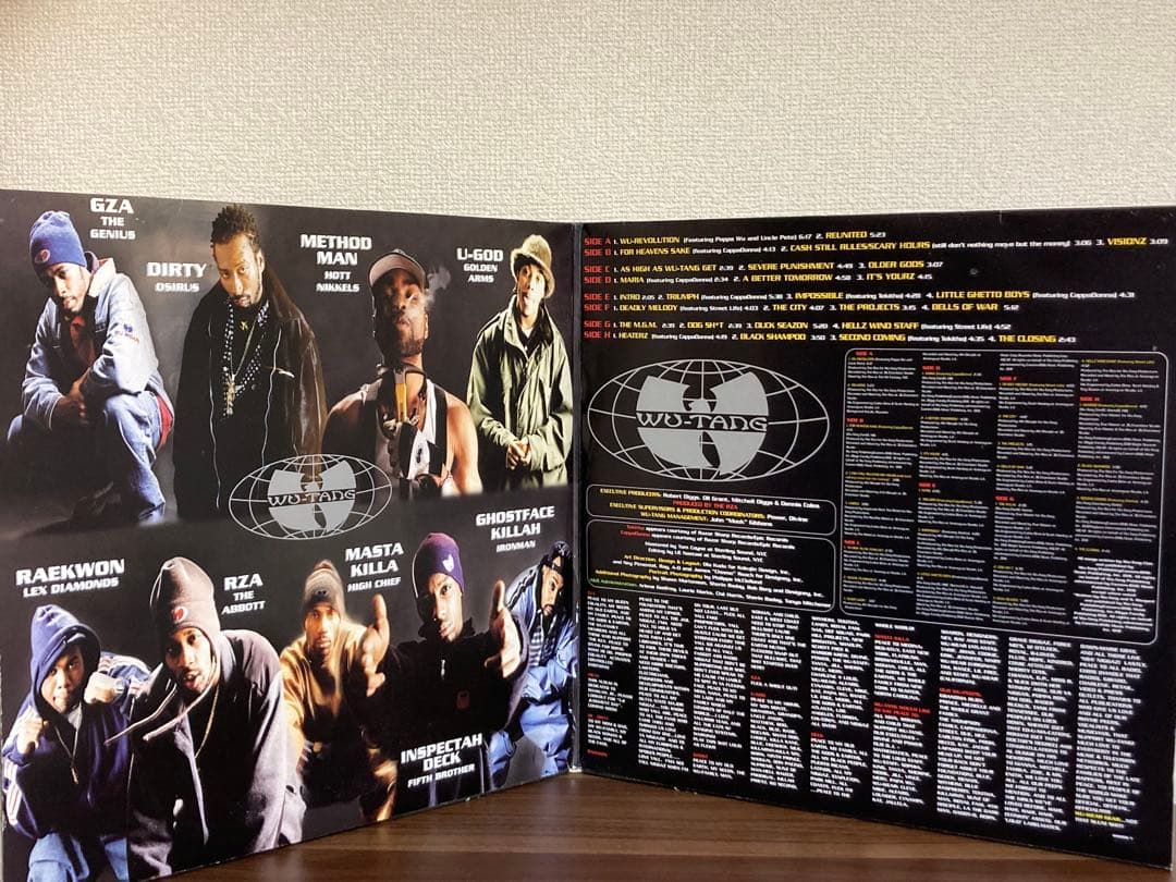 WU-TANG CLAN 4枚組アルバムとシングルのLP2点セット