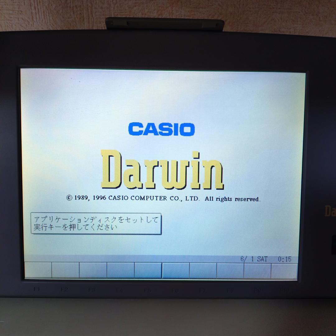 CASIO Darwin CX-7 ワープロ 本体のみ 通電OK 動作未確認
