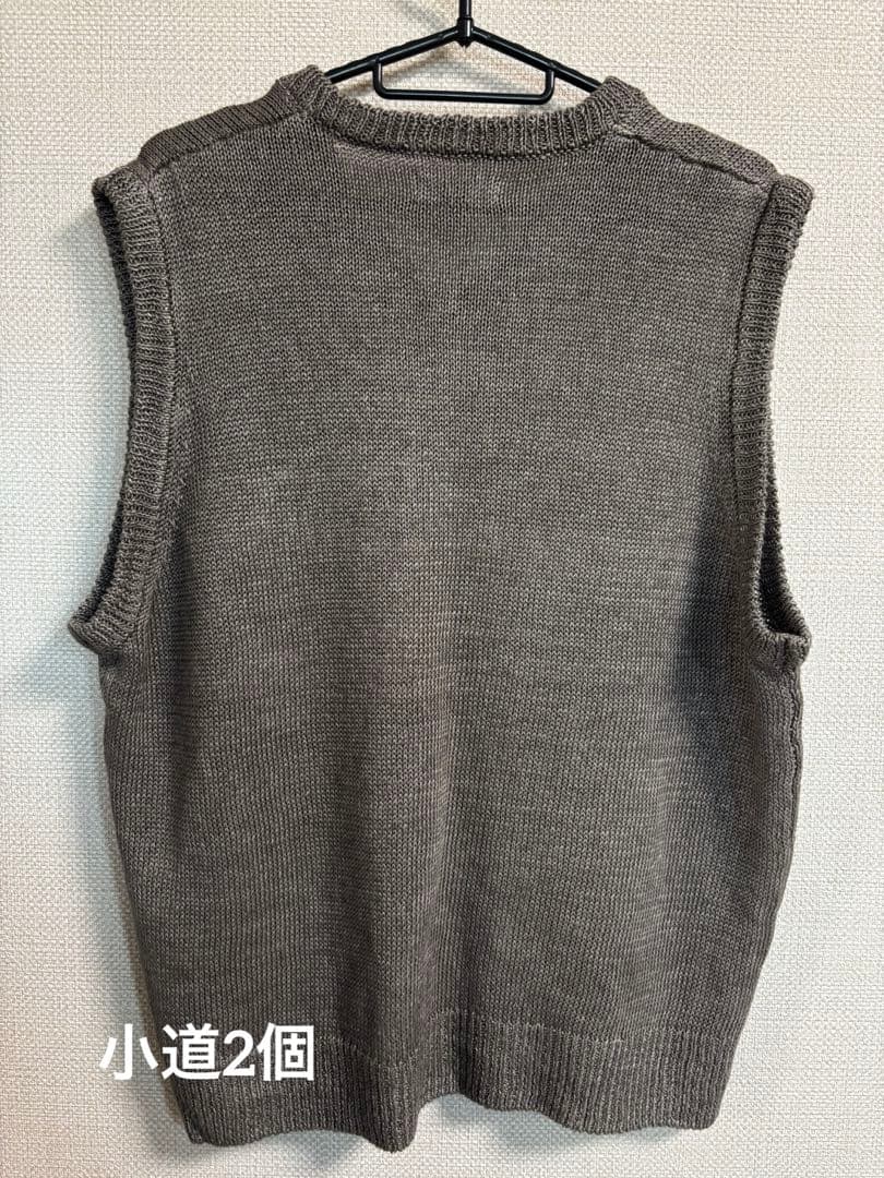 【モーガン蔵人着用】24SS LOOSE KNIT LINEN VEST 未使用