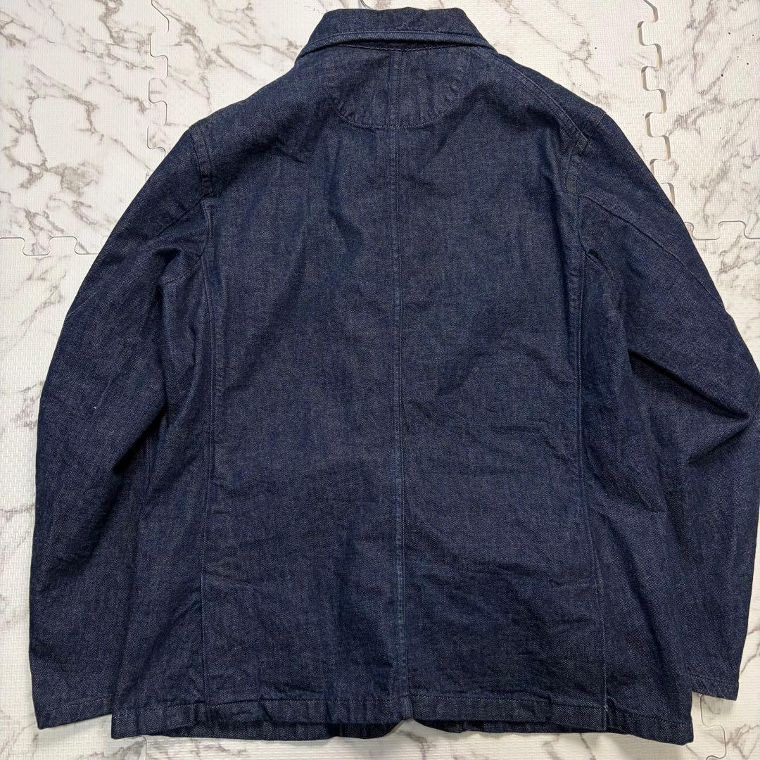 美品✨ ダントン デニム カバーオール インディゴ 40size ゆったりサイズ