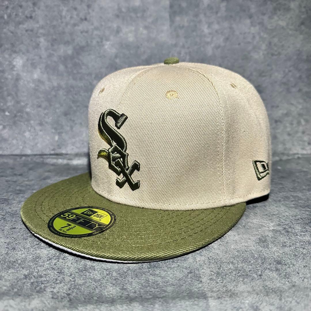 希少❗️新品 NEWERA SOX ホワイトソックス 59FIFTY 58.7cm
