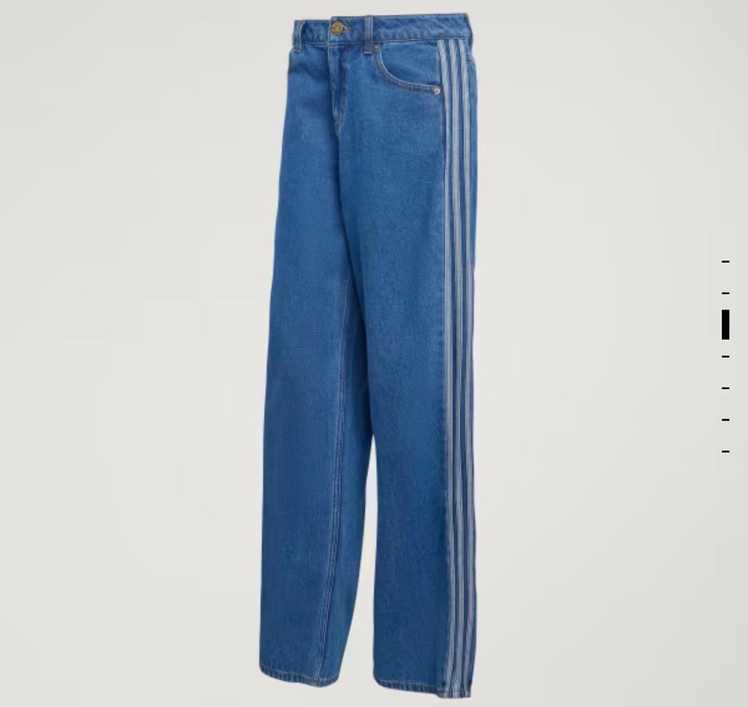 値下げしました adidas ファイヤーバードトラックパンツデニム即日発送します