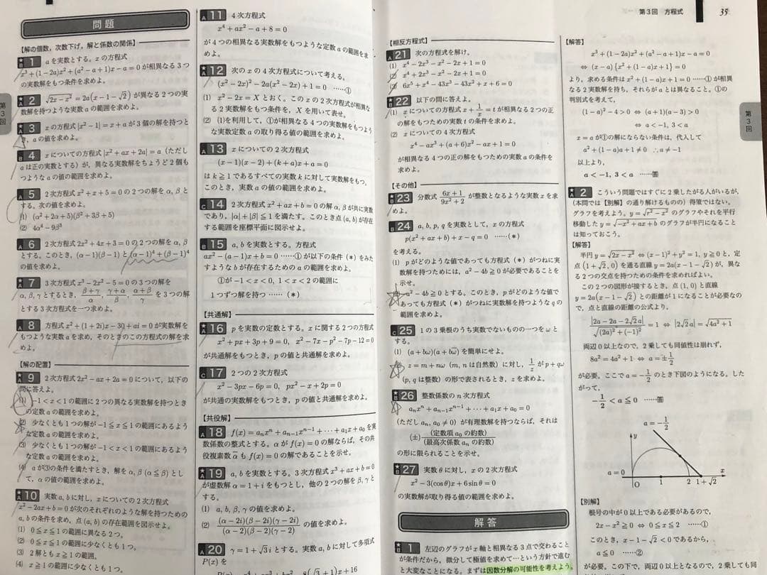 鉄緑会　高3文系数学確認シリーズ