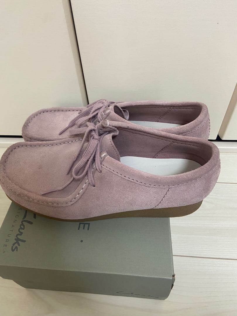 北*子様 再出品　Clarksワラビー ライトピンク モカシン