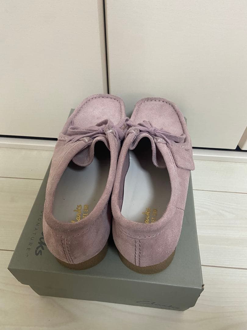 北*子様 再出品　Clarksワラビー ライトピンク モカシン